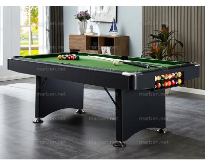 Mesa de Billar CONTENDER - plegable de 8ft (2.44 x 1.37) - Color Negro Mesa de Billar CONTENDER - plegable de 8ft (2.44 x 1.37) - Color Negro